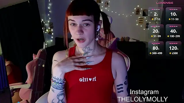 Snapshot of LolyMolli chatting on 02.25.25 LolyMolli online show from 02.25.25