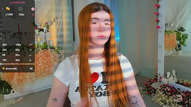 Snapshot of Freckle_Diyana chatting on 02.25.25 Freckle Diyana online show from 02.25.25