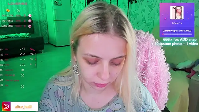 Alice Halle online show from 12.03.24