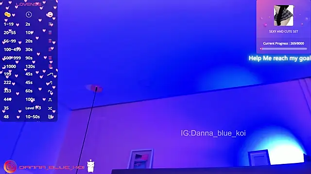 blue koi online show from 01.28.25