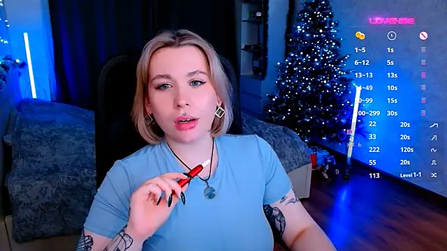 Snapshot of Blueberry-baby chatting on 01.05.25 Blueberry-baby online show from 01.05.25