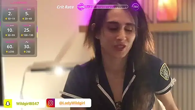 Snapshot of WildgirlShow chatting on 12.22.25 WildgirlShow online show from 12.22.25