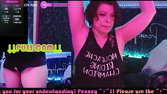Snapshot of PenneyLayne chatting on 12.05.24 PenneyLayne online show from 12.05.24