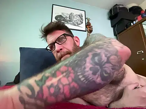 Tattooednakedguy online show from 01.26.25