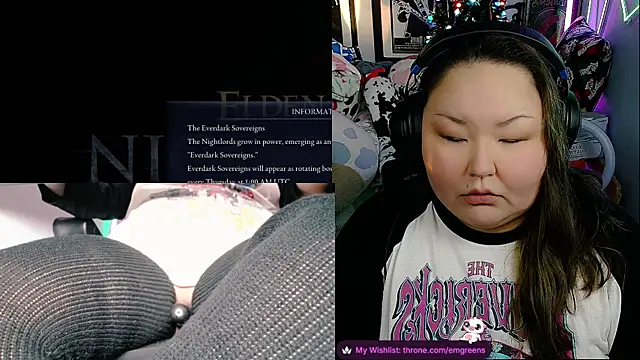 Snapshot of EmGreens chatting on 06.16.26 EmGreens online show from 06.16.26