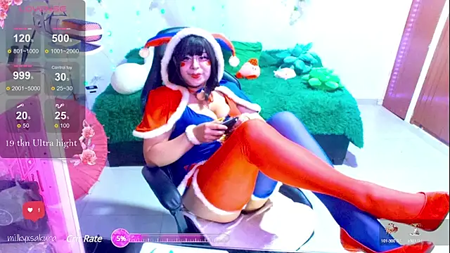 MilkyXSakura online show from 12.14.24