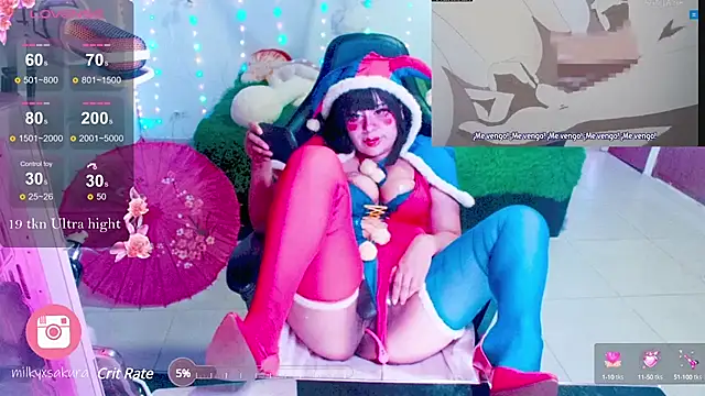 MilkyXSakura online show from 02.21.25