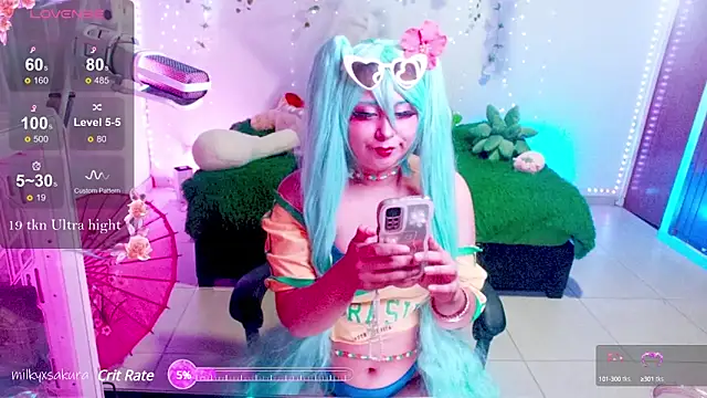 MilkyXSakura online show from 03.06.25