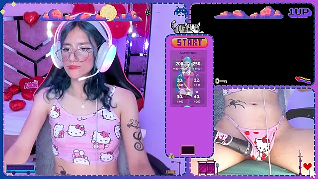 Snapshot of AriDawson chatting on 02.25.25 AriDawson online show from 02.25.25