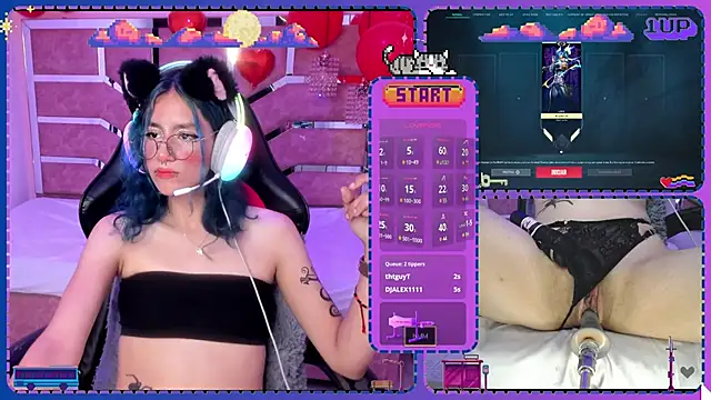 Snapshot of AriDawson chatting on 02.26.25 AriDawson online show from 02.26.25