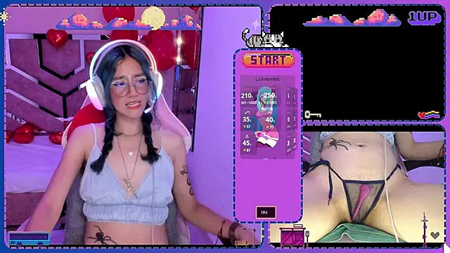 Snapshot of AriDawson chatting on 02.27.25 AriDawson online show from 02.27.25