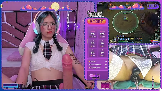 Snapshot of AriDawson chatting on 03.17.25 AriDawson online show from 03.17.25