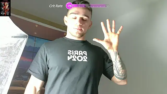 Snapshot of Sexy_Alejandro_ chatting on 02.05.25 Sexy Alejandro online show from 02.05.25