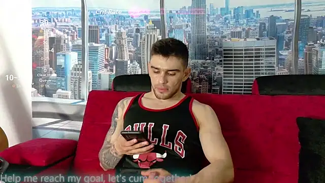 Snapshot of Sexy_Alejandro_ chatting on 02.08.25 Sexy Alejandro online show from 02.08.25
