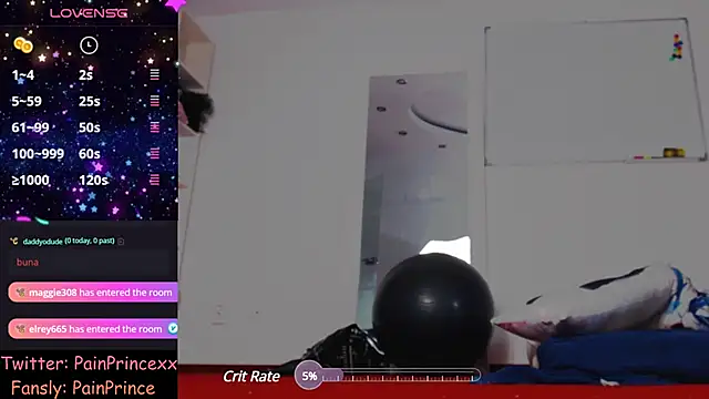 pain princee online show from 12.16.24