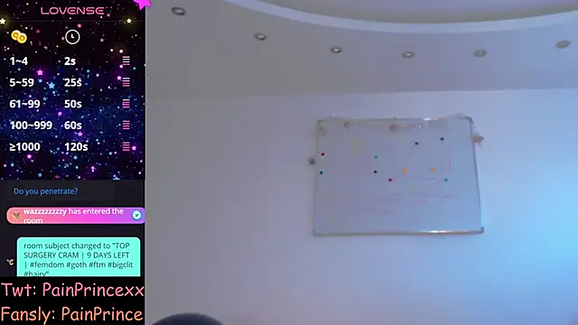 pain princee online show from 03.06.25