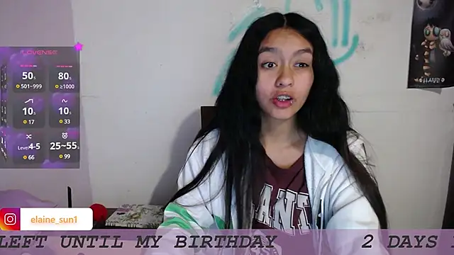 Snapshot of elaine_sun chatting on 01.24.25 elaine sun online show from 01.24.25