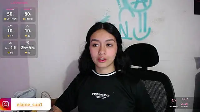 Snapshot of elaine_sun chatting on 09.10.25 elaine sun online show from 09.10.25