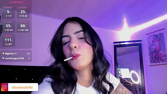 Alice woodville online show from 01.11.25