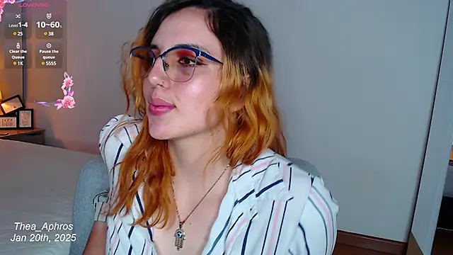 Snapshot of Thea_Aphros_ chatting on 01.20.25 Thea Aphros online show from 01.20.25