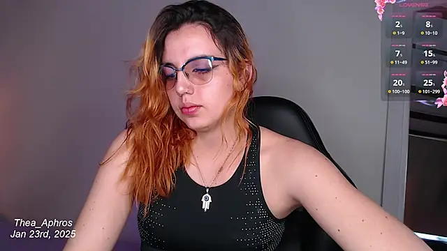 Snapshot of Thea_Aphros_ chatting on 01.23.25 Thea Aphros online show from 01.23.25