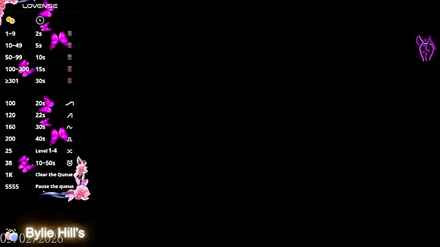 Bylie Hills online show from 02.03.26