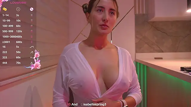 Snapshot of b3llaspringg chatting on 02.18.25 b3llaspringg online show from 02.18.25