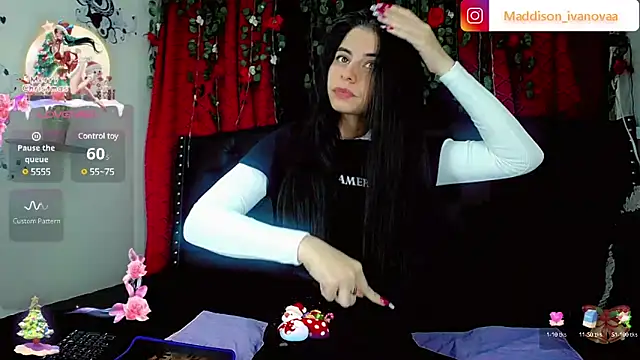 Madisson Ivanova online show from 12.31.24