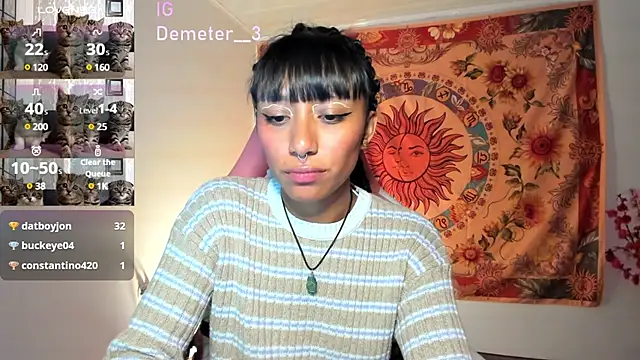 Demeter   online show from 02.12.25