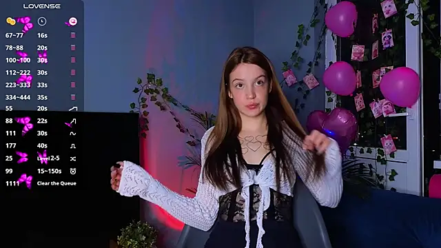 Snapshot of Sweet_Evva chatting on 02.16.25 Sweet Evva online show from 02.16.25