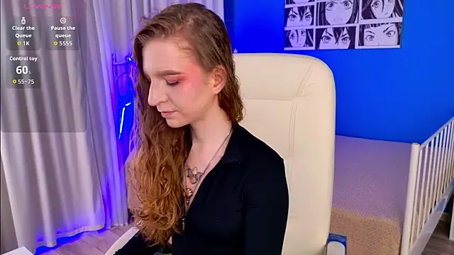 Snapshot of VioletShine chatting on 02.21.26 VioletShine online show from 02.21.26