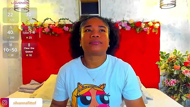 Snapshot of SilvannaFit chatting on 03.09.26 SilvannaFit online show from 03.09.26