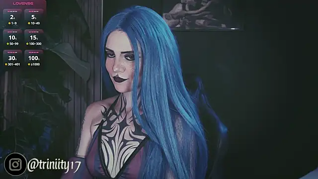 Snapshot of Trinity___s chatting on 01.02.25 Trinity s online show from 01.02.25