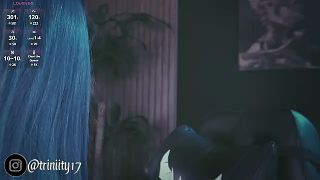 Snapshot of Trinity___s chatting on 01.30.25 Trinity s online show from 01.30.25