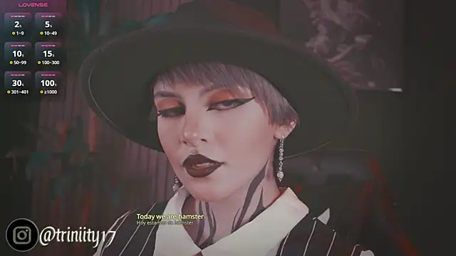 Snapshot of Trinity___s chatting on 02.21.25 Trinity s online show from 02.21.25