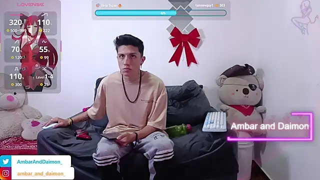 Ambar and daimon  online show from 04.15.26