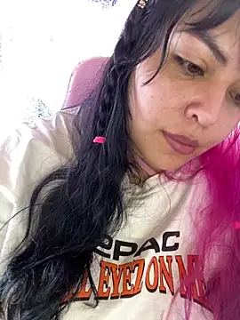 Snapshot of Pinky-Flower chatting on 01.15.25 Pinky-Flower online show from 01.15.25