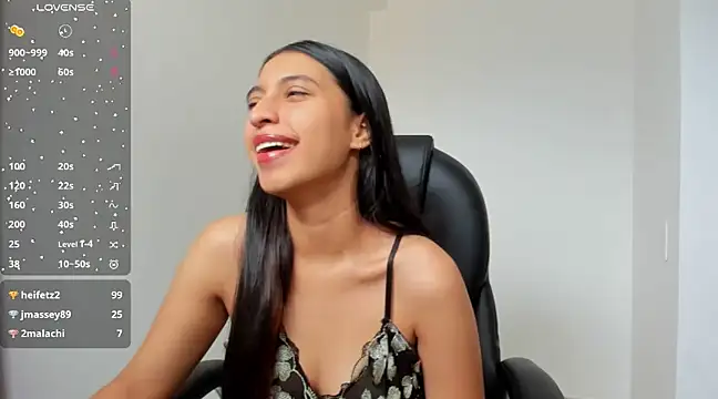 Snapshot of Ninna--1 chatting on 02.28.25 Ninna--1 online show from 02.28.25