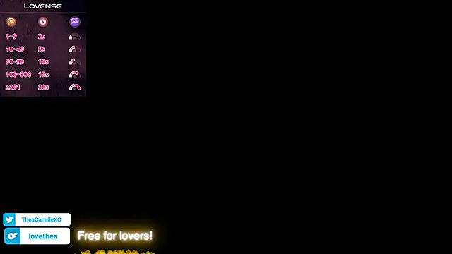 MissTheaCamille online show from 09.09.25