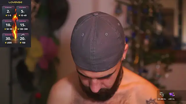 HairyRobxxx online show from 12.14.25