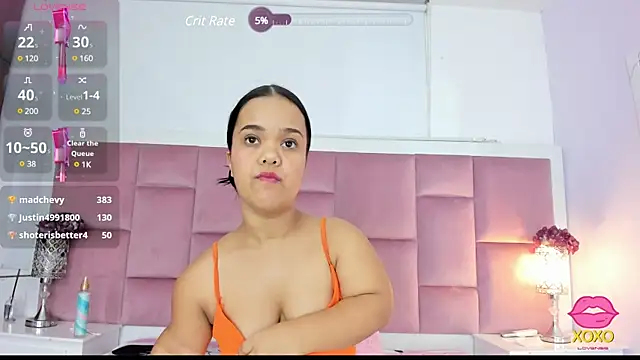 Snapshot of AnieRey chatting on 02.28.25 AnieRey online show from 02.28.25