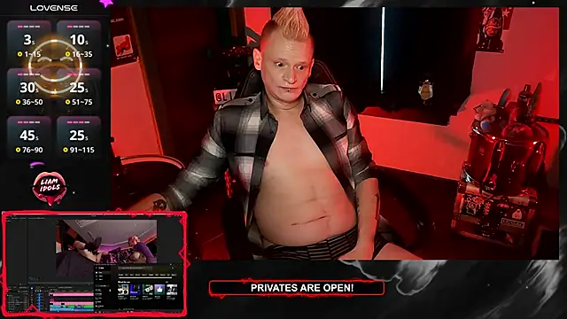 LiamIdols online show from 01.23.25