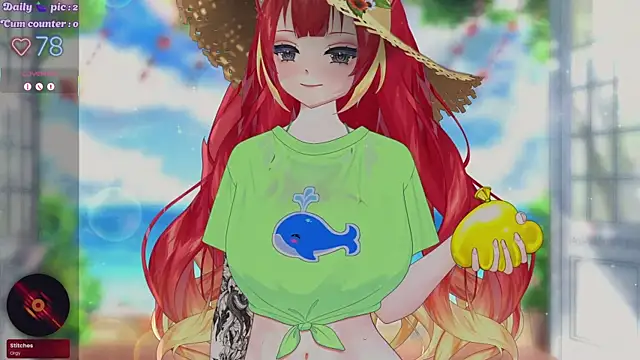 Snapshot of LewdKira_VT chatting on 06.26.26 LewdKira VT online show from 06.26.26