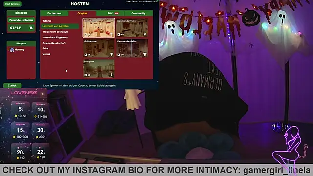 Snapshot of Gamergirl-Linela chatting on 10.26.25 Gamergirl-Linela online show from 10.26.25