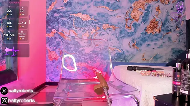 Natty roberts  online show from 03.11.26