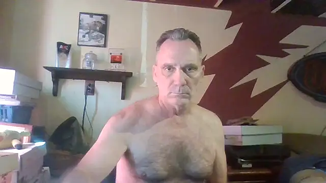 Snapshot of HunkofRock chatting on 10.20.25 HunkofRock online show from 10.20.25