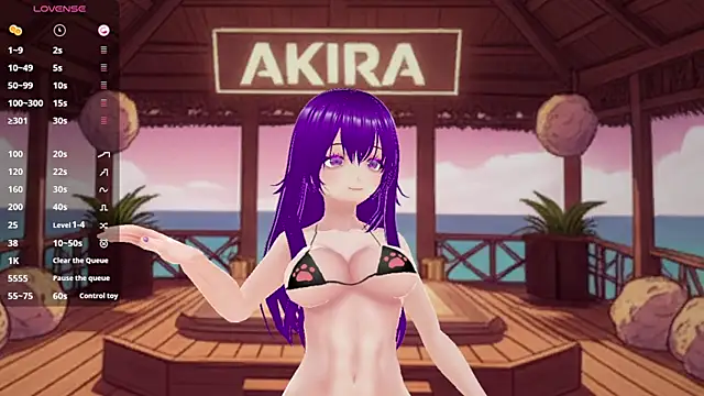 AkiraVixent online show from 10.29.25