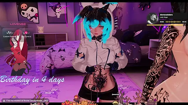 Bowsette Cami online show from 10.21.25