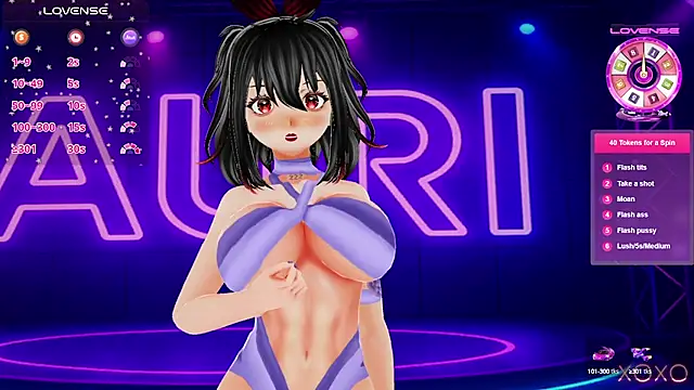 Auri Hikaru online show from 10.01.25
