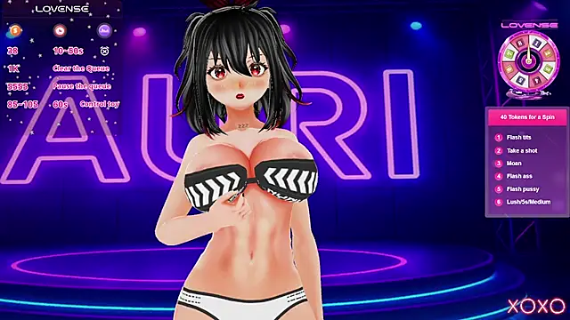 Auri Hikaru online show from 10.04.25